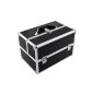 Songmics Jewelry Box Case / Cases / makeup box, jewelry and cosmetics beauty Case 36.5 x 24 x 24 cm JBC227B (Home)