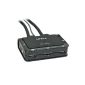 Lindy 42340 Compact USB KVM Switch HDMI 2.0 Audio with 2 ports Black (Personal Computers)