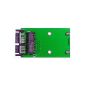 M-WARE® Mini PCIe SSD mSATA 52pin to 4,6cm (1.8 