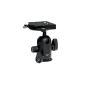 Manfrotto 498RC4 Midi Ball Head (610g, load capacity up to 8 kg, panoramic blocking) incl. 410PL quick release plate (Electronics)