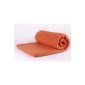 Luxury fleece blanket Color: Orange, Size: 130 x 170 cm, Quality: 220 g / m² of Betz