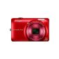 Nikon Coolpix S6300 Digital Camera (16 Megapixel, 10x opt. Zoom, 6.7 cm (2.7 inch) display, image stabilized) Red (Electronics)