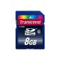 Transcend 8GB SDHC memory card Ultimate Class 10 (20MB / s) (Personal Computers)