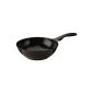 Culinario wok with environmentally friendly ecolon ceramic coating, induction, Ø 30 cm, gray (household goods)