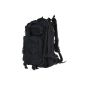 Andoer bag back military / tactical / hiking with Molle attachment system 30 l Black Black (Miscellaneous)