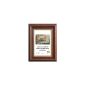 Set of 2 frames LUXOR RUSTIC - dark brown / gold - 10x15 cm - wooden frame, picture frame
