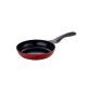 Culinario skillet with environmentally friendly ecolon ceramic coating, induction, Ø 24 cm, red (household goods)