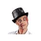 NEW cylinder hat Zombie black with scraps of fabric (Toys)
