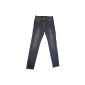 Pants Women Jeans 5 Pocket Size High Very Comfortable and Extensible Pierre-Cedric!  (Clothing)