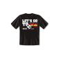 Fan T-shirt for the 2014 World Cup Gift Bundesliga football fan Germany with motive Let's go to the World Cup:.) (Misc)