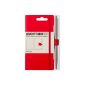 LEUCHTTURM1917 339,055 pen loop (pen holder), self-adhesive, red (Office supplies & stationery)