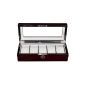 fine watches box / box for watches.  Real glass and piano lacquer.