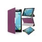 Google Nexus iHarbort® 9 Case Case Case - Ultra Slim Leather Case Cover Case with Stand for Google Nexus 9 Smart Cover Case Pouch Stand Cover Case HTC Nexus 9 Purple (Electronics)