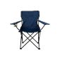 Folding Chair Camping Chair with armrest cup holder Blue Angel chair (Misc.)