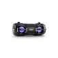 auna Soundblaster M - Ghettoblaster with Bluetooth 3.0 multimedia CD / MP3 player, USB port and FM tuner (effect LED, 25W RMS, remote) (Electronics)