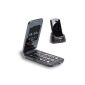 TTfone Venus 2 (TT31) - Portable Foldable Flip Phone - Big keys - Double Screen - Bluetooth - Camera - SOS button - Unlocked - Black (Wireless Phone Accessory)