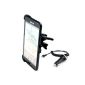 Support for ventilation grille for Samsung Galaxy Note N7000 + with shell designed charger.  Use your mobile as you like GPS.  Quality by kwmobile.  (Wireless Phone Accessory)