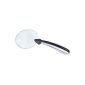 Wedo 2717548 LED lighting round Frameless Magnifier Magnification 2.2 times Black / Chrome (Office Supplies)