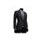 Mens Slim Fit Stylish jacket 4 colors Blazer Leisure Jacket Business AnzugsjackeMF-5167 (Textiles)