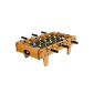 Mini table football, Dimensions: 70 cm (L) x 37 cm (W) x 25cm (H) Weight: 4 kg, 6 game bars, including 2 balls. (Misc.)