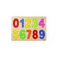 Goki 57574 - Einlegepuzzle - 0-9 (Toys)