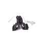 Apollo23 - USB 2.0 hot heated, black gloves with gray stripes (Electronics)