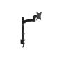 Duronic DM451X2 Solid single LCD LED Desk Mount Arm Monitor Stand monitor arm mount with tilt and swivel (tilt -90 ° / 45 ° | 180 ° swivel | 360 ° turn) (office supplies & stationery)