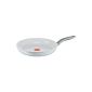 Tefal C90806 Ceramic Control Induction pan 28 cm, white (household goods)