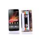 Me Out Kit FR TPU Gel Case for Sony Xperia M - multicolored vintage / retro cassette (Wireless Phone Accessory)