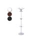 Coat Rack - White - H 172 cm - Ø 43 cm - available for children - marble base - with umbrella - VARIOUS COLORS (Kitchen)