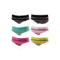 6-pack ladies u. My girl panties striped great stylish summer colors (Textiles)