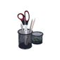 Wedo Office 065401 pencil pot Set Black (Office Supplies)