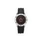 Lulu Castagnette - 38681 - Girl Watch - Quartz Analog - Black Dial - Black Metal Bracelet (Watch)