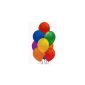 50 basis balloons, colorful assorted colors -90190- (Toys)