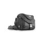 Mantona Neolit ​​I SLR Camera Bag (quick access, dust cover, strap, accessory pockets and metal buckles) black (accessories)
