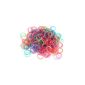 Ateam Loom Bandz, Rubber bands of different colors, 600 pieces, including 25 braces glitter neon (Toys)