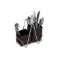 Premier Cutlery stand Black 2 compartments (Kitchen)