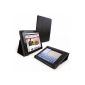 Tuff-Luv Kingdom-view Case Cover leatherette / Black / compatible with tablets 9.7 