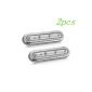 Bingsale 2x LED lamp Touch / Touch Cells lamp Adjustable 4 LED White For cabinets (White, Silver) (Kitchen)