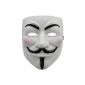Oramics® VENDETTA mask Mask Guy Fawkes Anonymous replica Demo Anti Mardi Gras mask Anti Acta Demo (Toys)