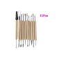 11 pieces of clay pottery sculpture carving set of Generic tool