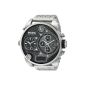 Diesel Men's Watch XL Mr. Daddy Multi Movement Analog - Digital Quartz Stainless Steel DZ7221 (clock)