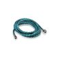 Berlan Airbrush hose G1 / 8-1 / 4 -3m textile (Misc.)