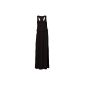 Fast Fashion Ladies Armelloses racerback Toga Puff Ball Maxi Dress (EUR 36/38 - UK (8-10), Black) (Textiles)