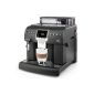 Saeco HD8920 / 01 fully automatic coffee machine Royal Gran Crema (Cappuccinatore, memo function, cup warmer, large capacity, 1,400 W) matte black (household goods)