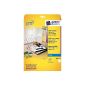 Avery J8437-25 DVD Inserts, 273 x 183 mm, 25 sheets / 25 pieces, white (Office supplies & stationery)