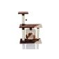 LCP Cat Tree Scratching TERAL 75x40x95 cm - Creme Brown (Miscellaneous)