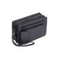 Man carrying case to put the wrist Louana, genuine leather, 21x13x6cm (Shoes)
