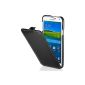 Goodstyle UltraSlim Case Leather Case for Samsung Galaxy S5, Black (Wireless Phone Accessory)