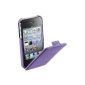 Cellular line - Flap - Leather Case for iPhone 4 - Purple (Accessory)